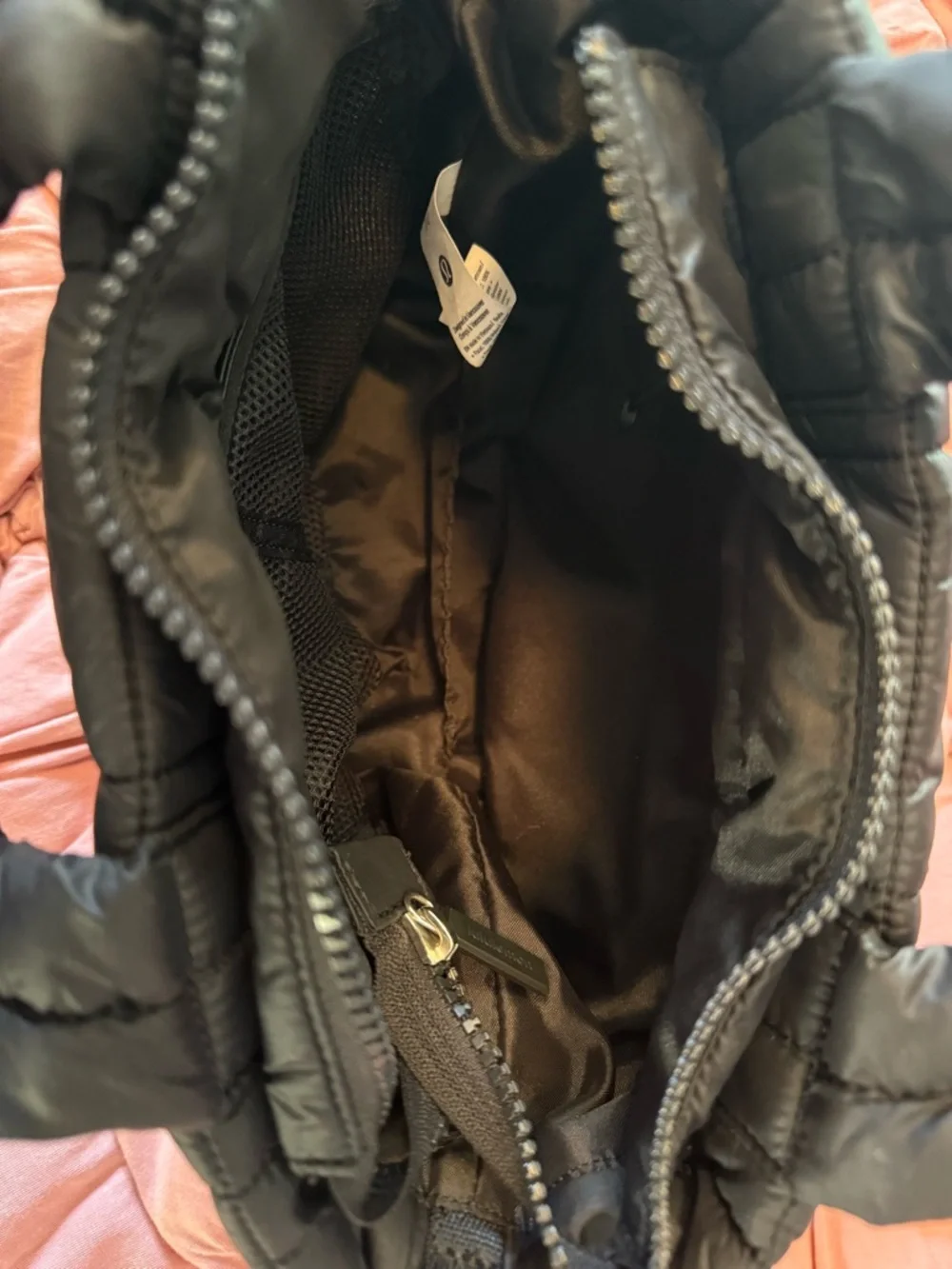 lululemon athletica Black Quilted Crossbody Tote - Picture 3 of 4